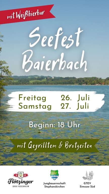 Seefest-Baierbach-Baierbach-Stephanskirchen-GTEV-Simssee-Süd