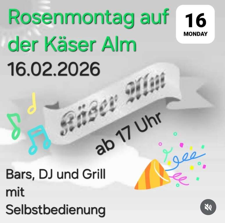 Rosenmontag-auf-der-Käser-Alm-Käser-Alm--2026-02-16