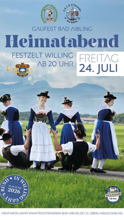 Heimatabend-Willing-HVTV-DOberlandler-Bad-Aibling-2026-07-24 Heimatabend-Willing-HVTV-DOberlandler-Bad-Aibling-2026-07-24
