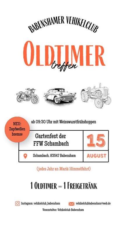 Oldtimertreffen-Schambach-83547-Babensham-Vehikelclub-Babensham-2026-08-15 Oldtimertreffen-Schambach-83547-Babensham-Vehikelclub-Babensham-2026-08-15