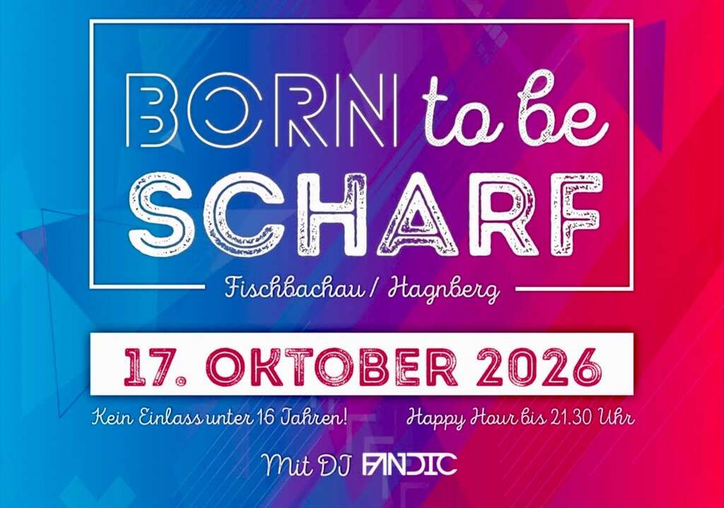 Born-to-be-Scharf-Fischbachau---Hagnberg-Plattler-Fischbachau-2026-10-17