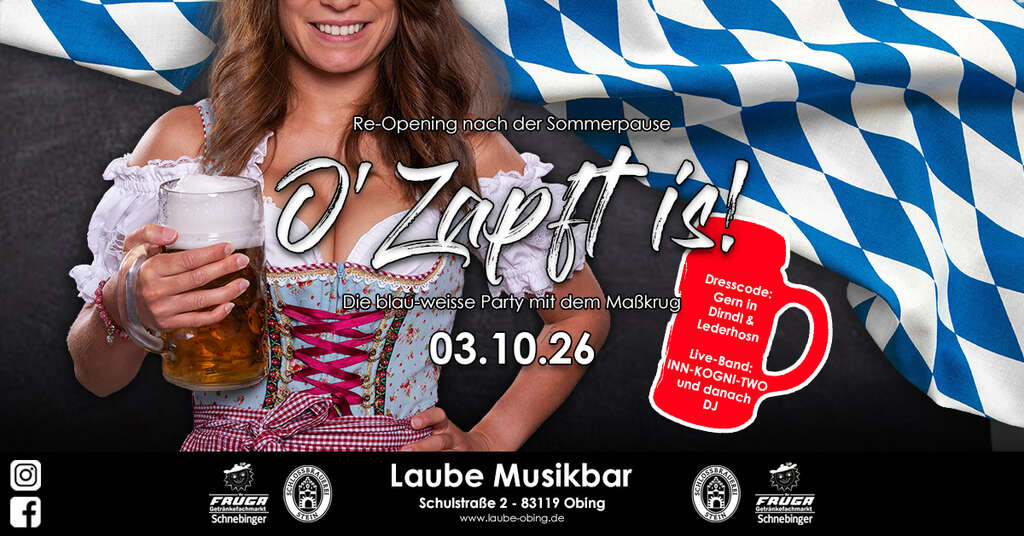OZapft-is-Schulstrasse-2-83119-Obing-Laube-Musikbar-Obing-2026-10-03