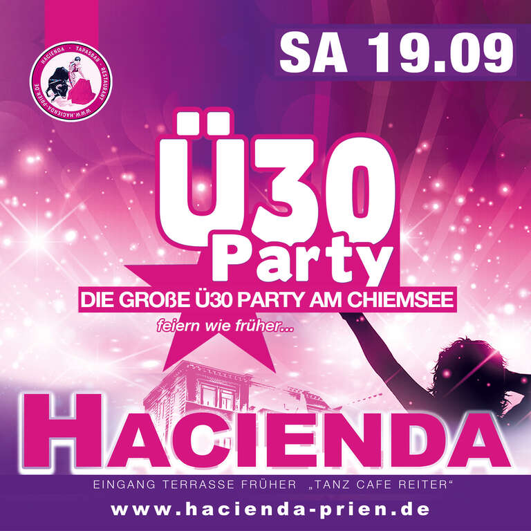 Ue30-Party-Chiemsee-Hacienda-Prien-2026-09-19